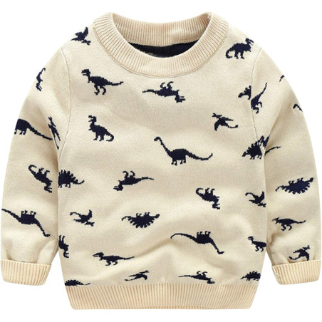 Pull Coton Dinosaures
