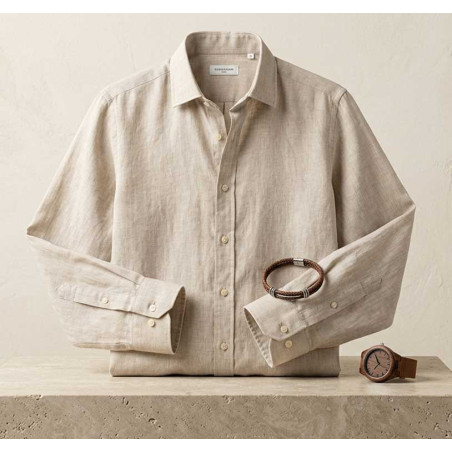 Chemise lin prenium
